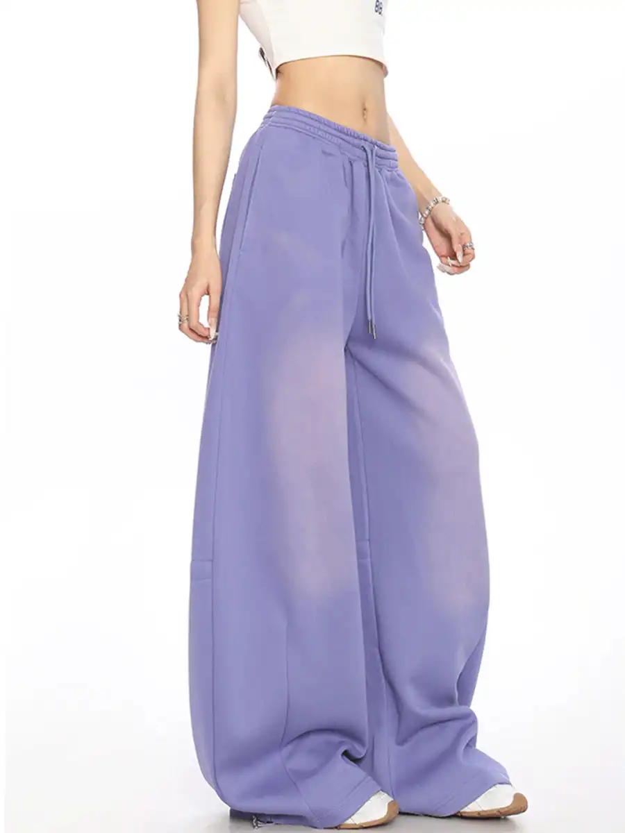 BIGGOLD | Retro Print Wide Leg Sweatpants - 2