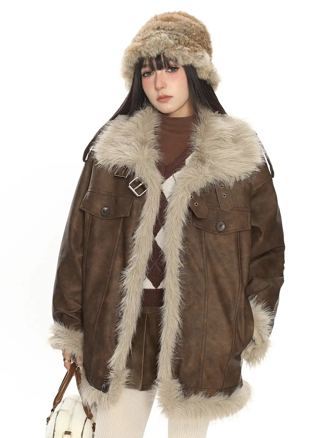 BIGGOLD | Maillard Style Shearling Jacket