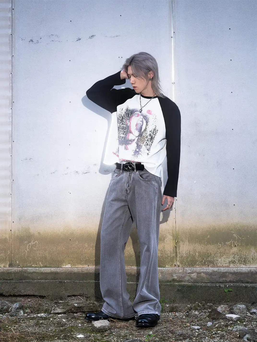 The Butchers Riot | Punk Band Waffle Raglan Sleeve Top