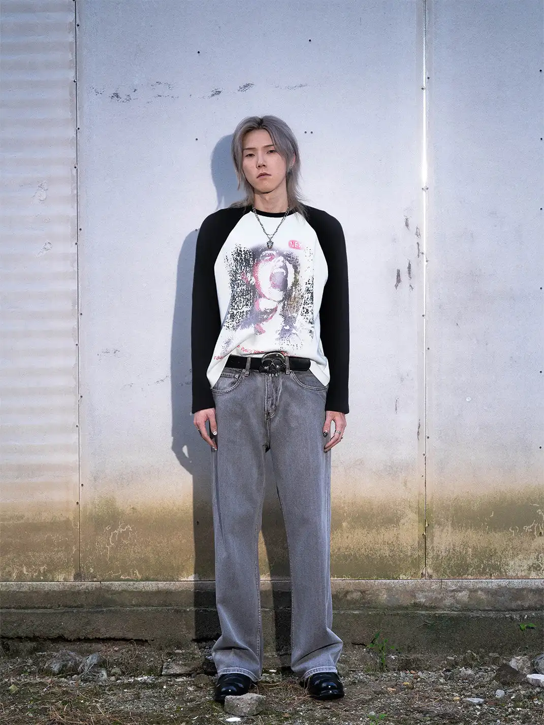 The Butchers Riot | Punk Band Waffle Raglan Sleeve Top