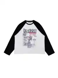 The Butchers Riot | Punk Band Waffle Raglan Sleeve Top
