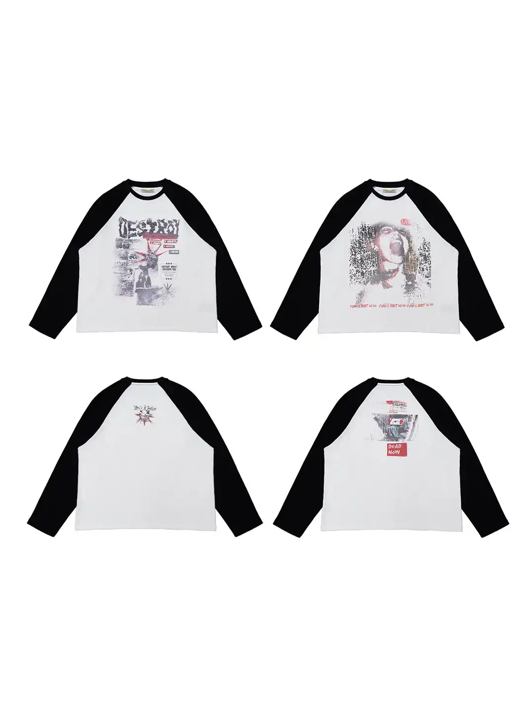 The Butchers Riot | Punk Band Waffle Raglan Sleeve Top