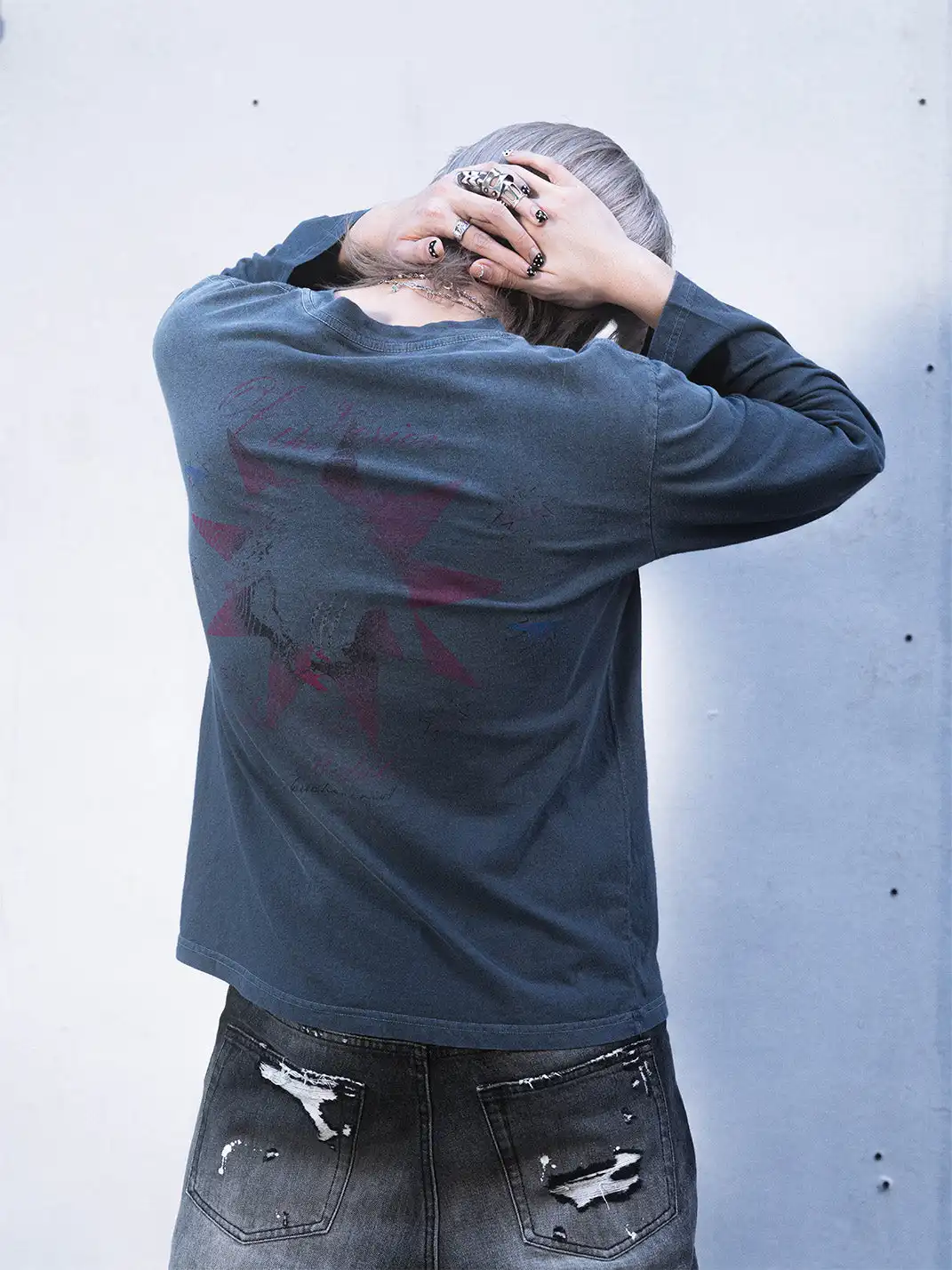 The Butchers Riot | Distressed Punk Band Crew Neck Shirt