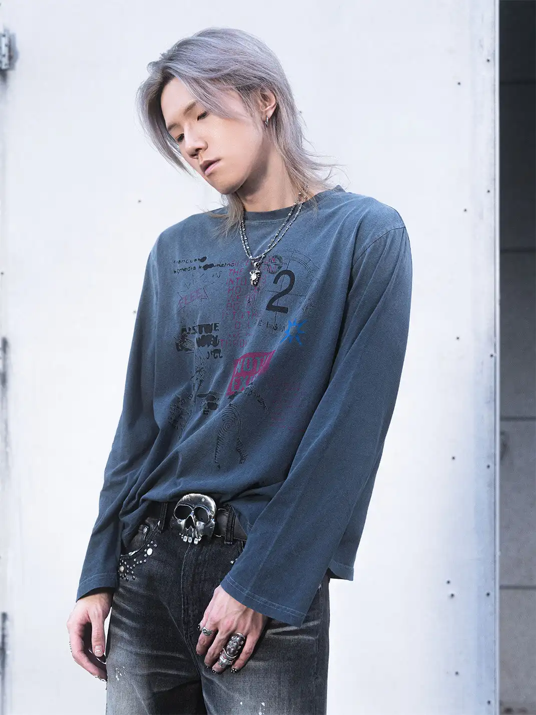 The Butchers Riot | Distressed Punk Band Crew Neck Shirt