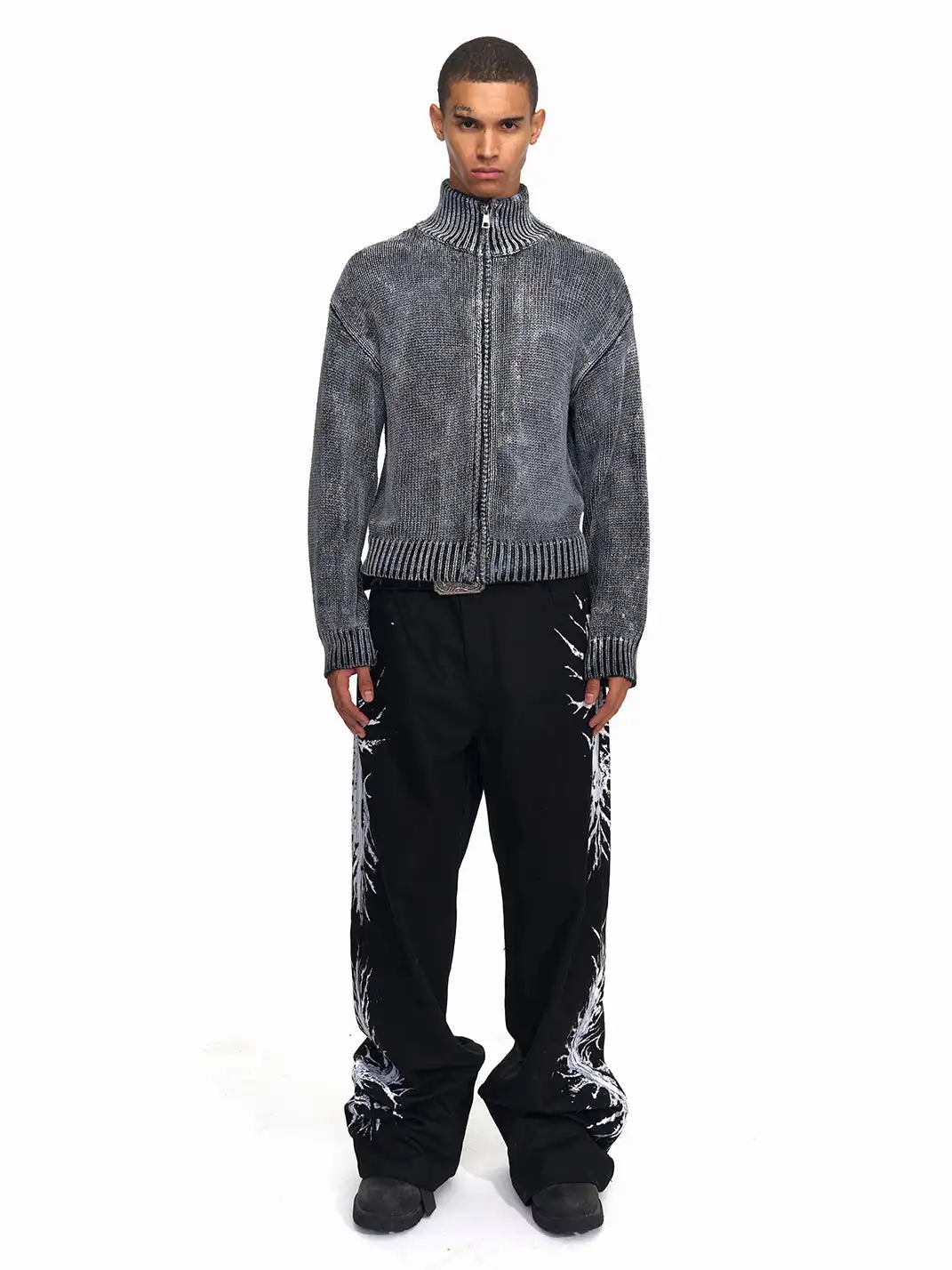 Fourth3ex | Thorn Series Zip-through Cardigan