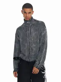 Fourth3ex | Thorn Series Zip-through Cardigan