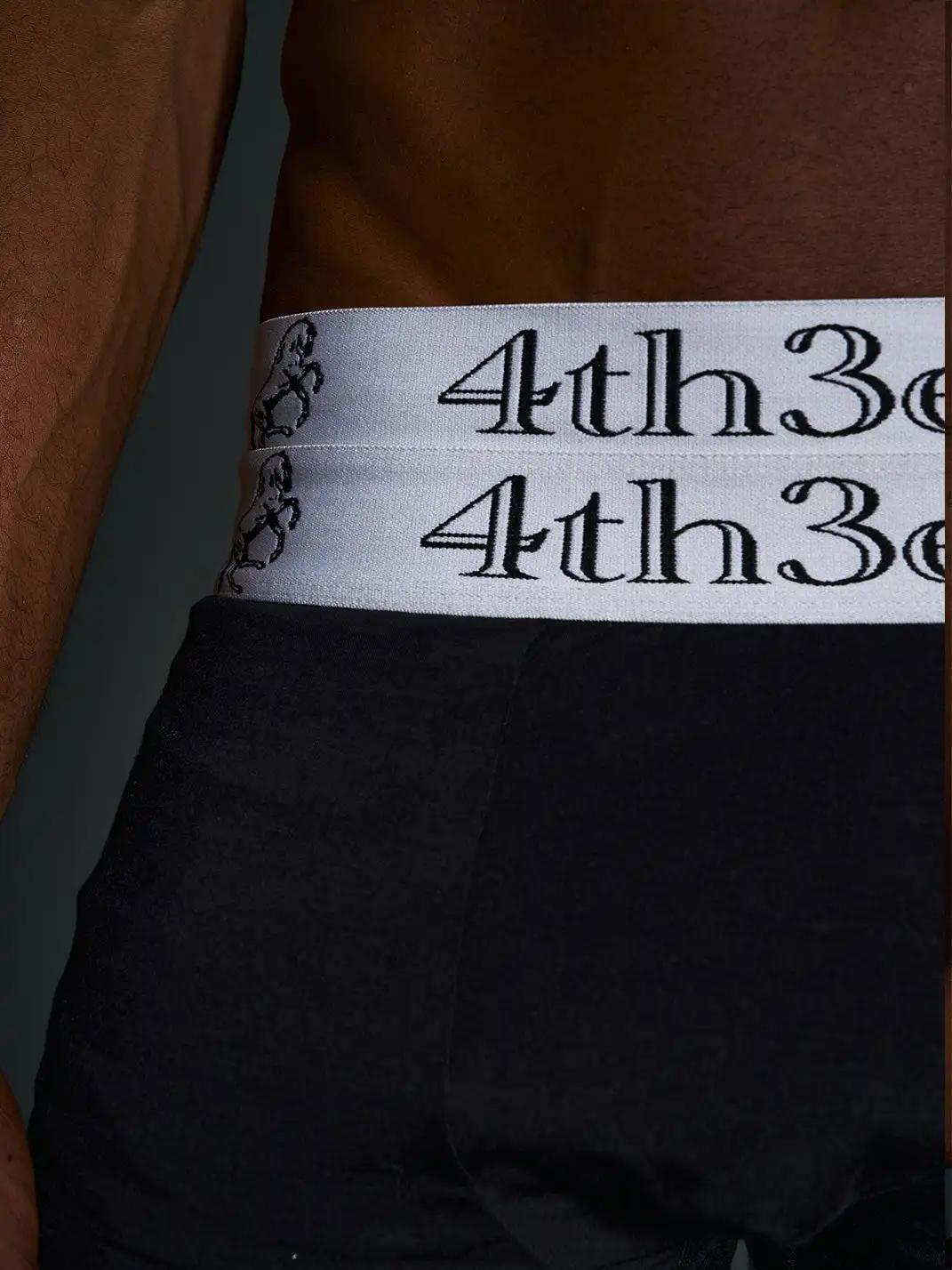 Fourth3ex | Embroidered War Horse Double Waistband Briefs