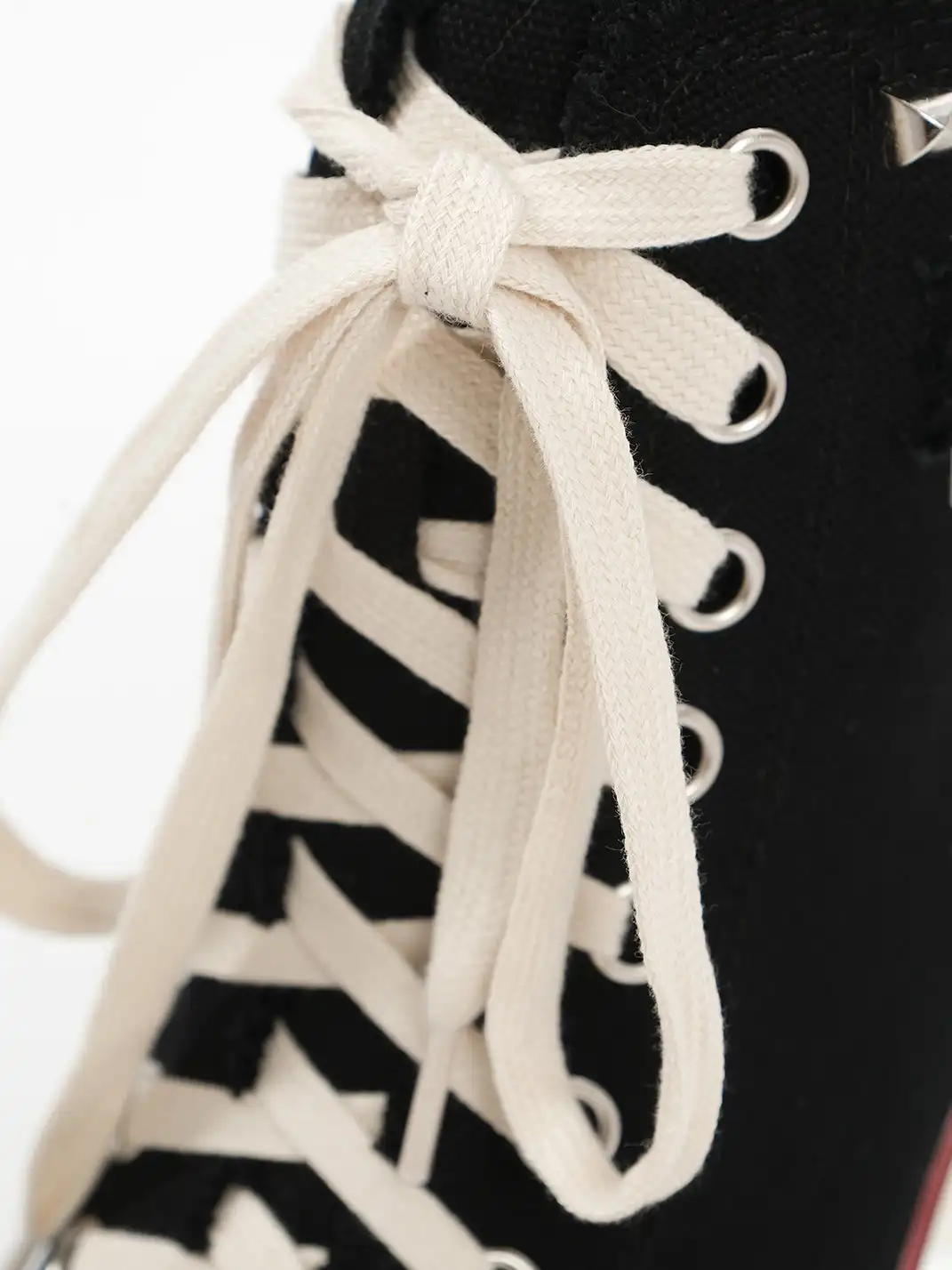 UnicornBlood丨High-Top Canvas High Heels Sneakers