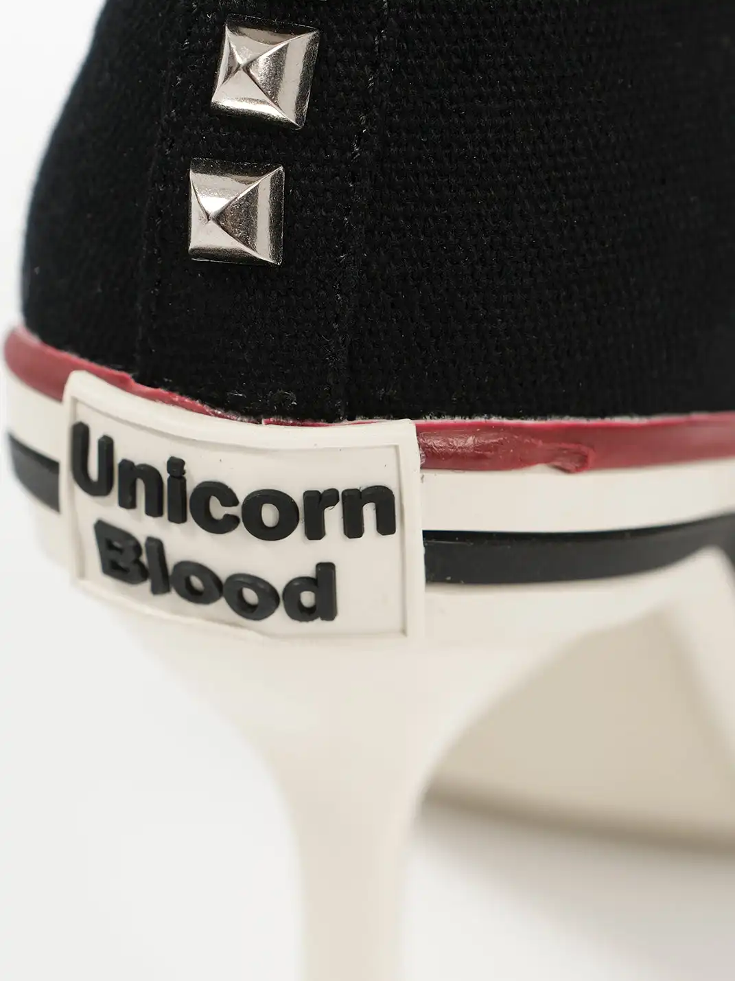 UnicornBlood丨High-Top Canvas High Heels Sneakers
