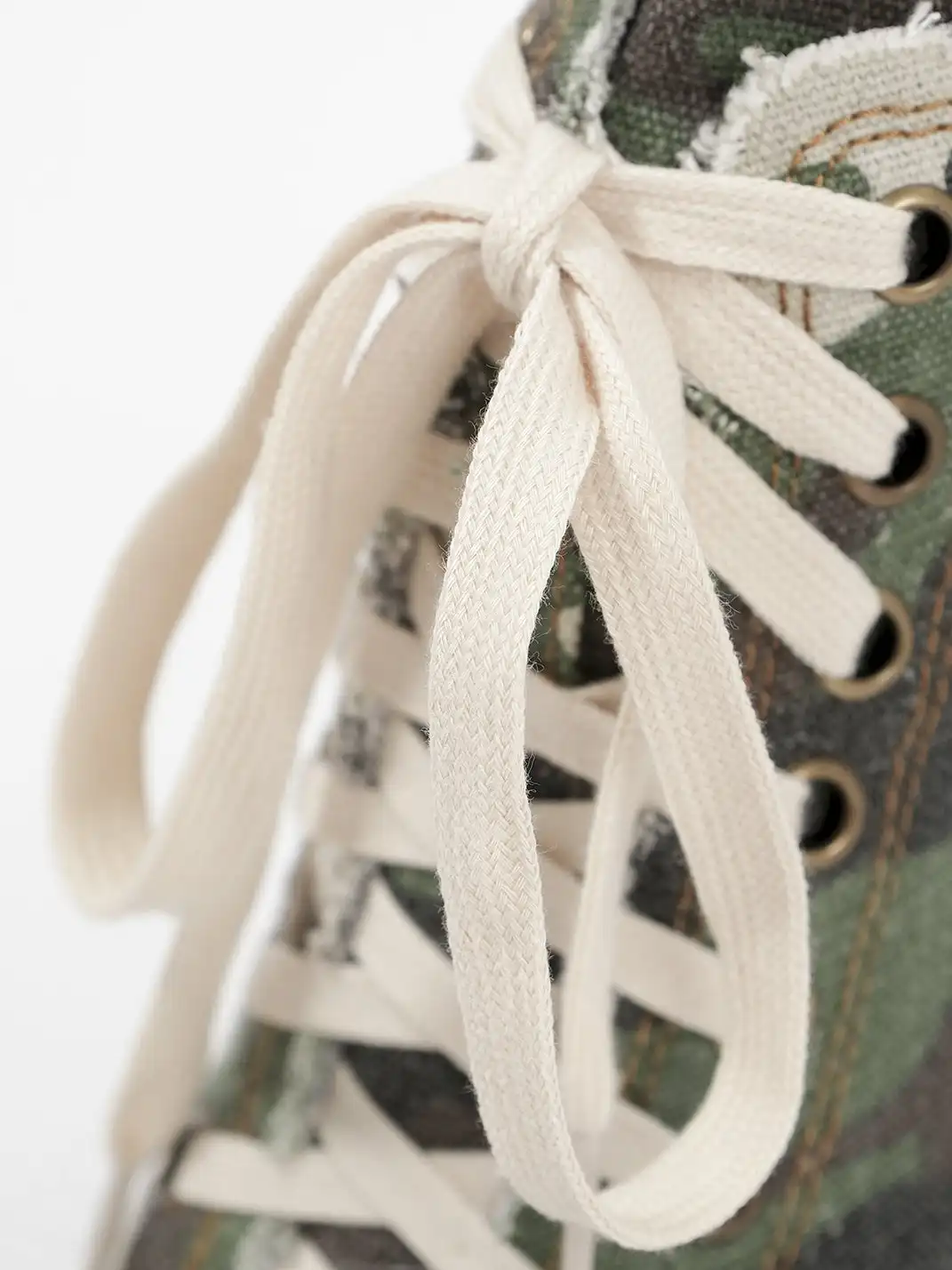 UnicornBlood丨High-Top Canvas High Heels Sneakers