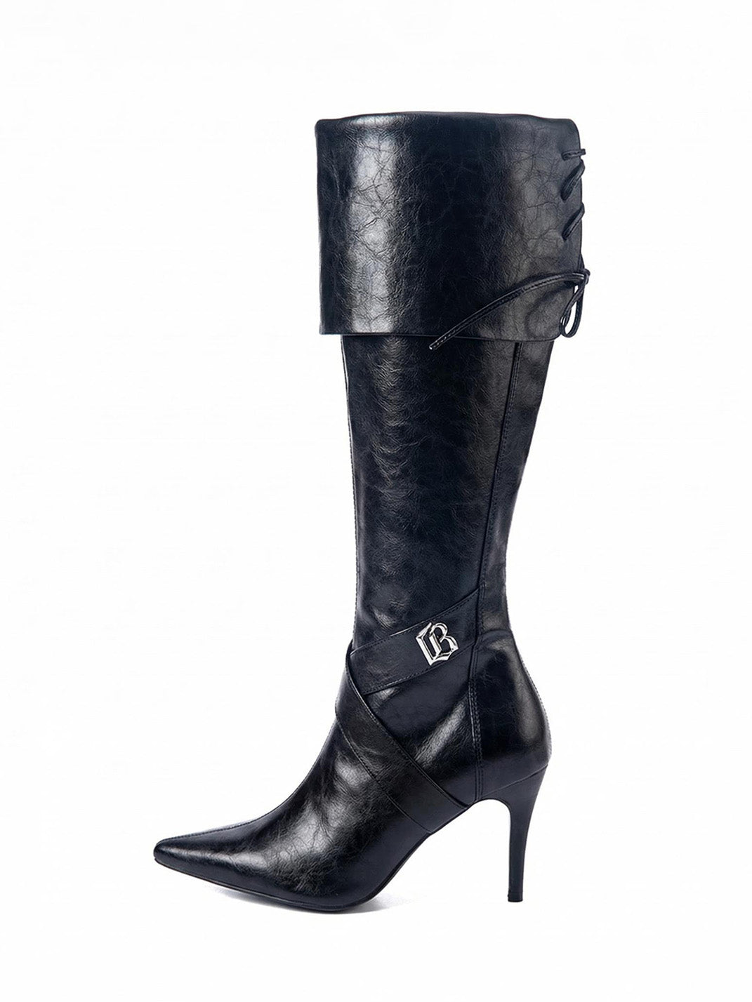 靴 UnicornBlood UnicornBlood | Vintage Distressed Square-Toe Riding Boots | PSYLOS1