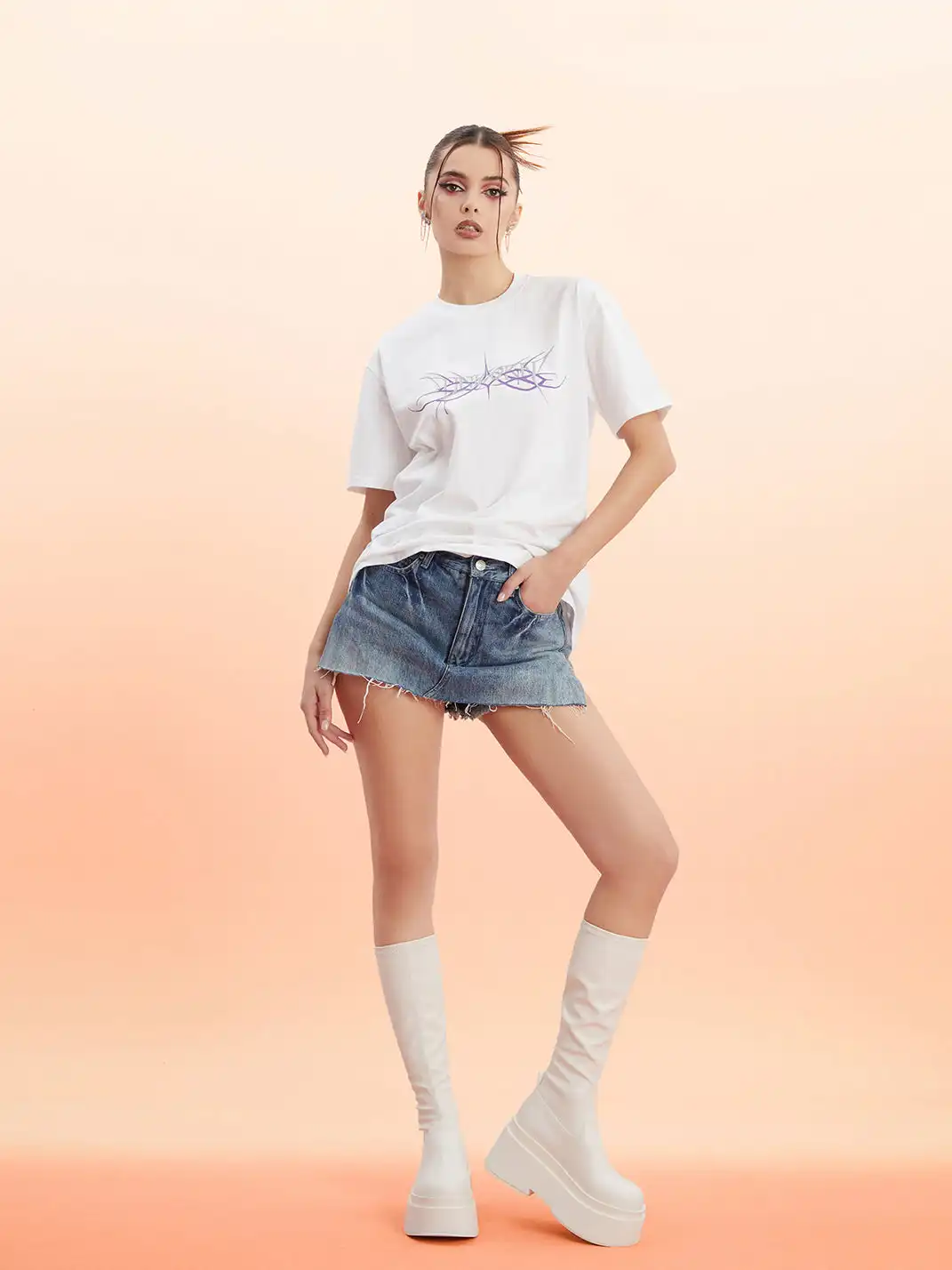 UnicornBlood丨High Platform Tall Boots