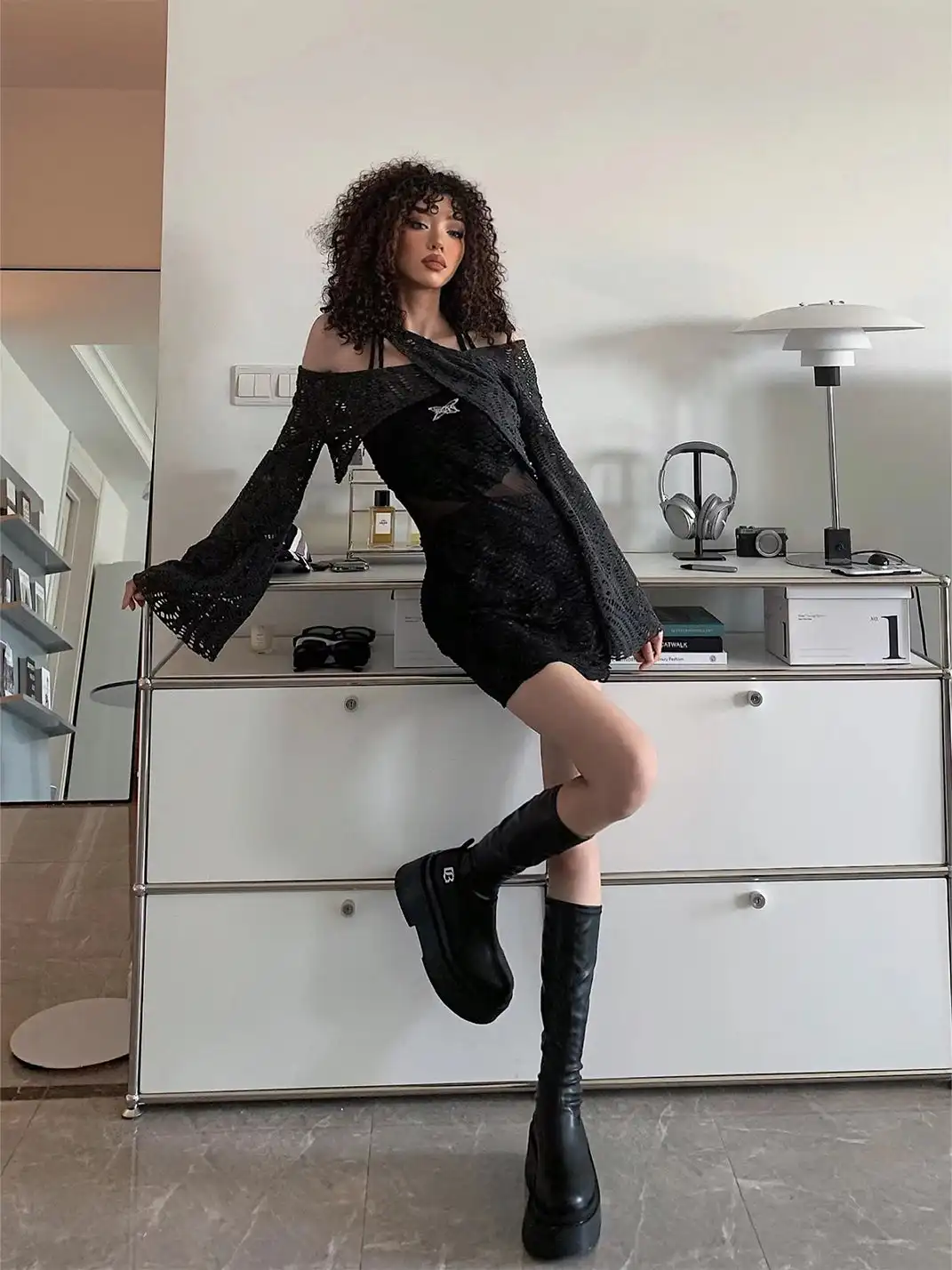 UnicornBlood丨High Platform Tall Boots