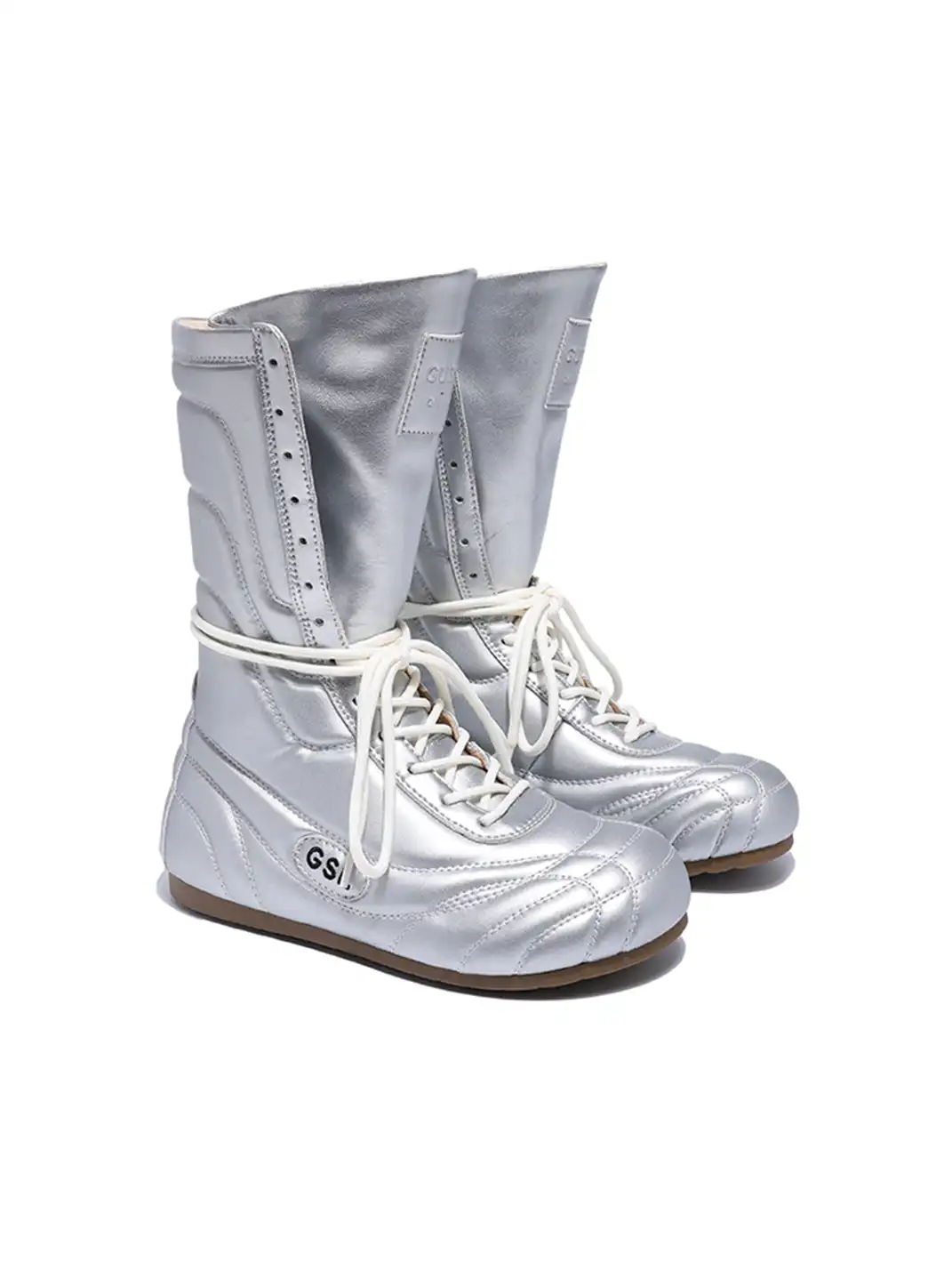 GSL | Retro Lace-Up Mid-calf Boots