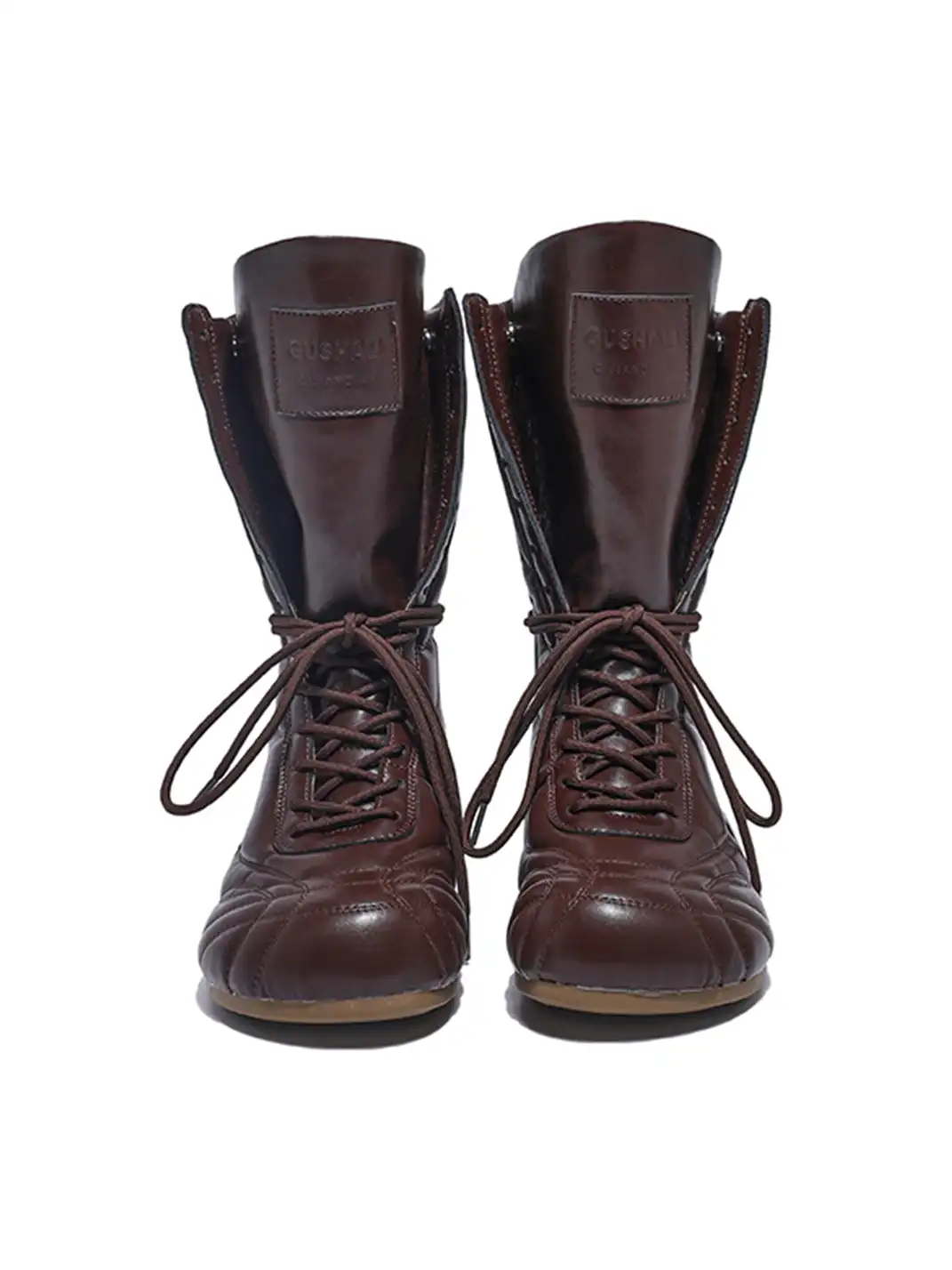 GSL | Retro Lace-Up Mid-calf Boots