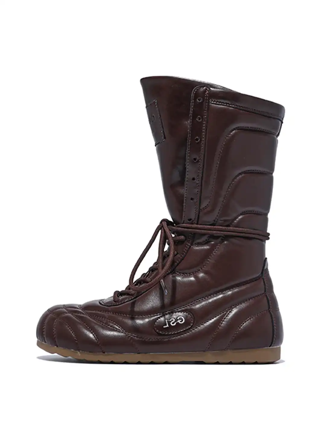 GSL | Retro Lace-Up Mid-calf Boots