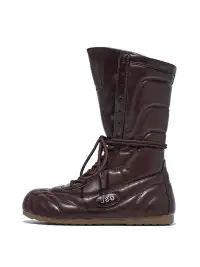 GSL | Retro Lace-Up Mid-calf Boots