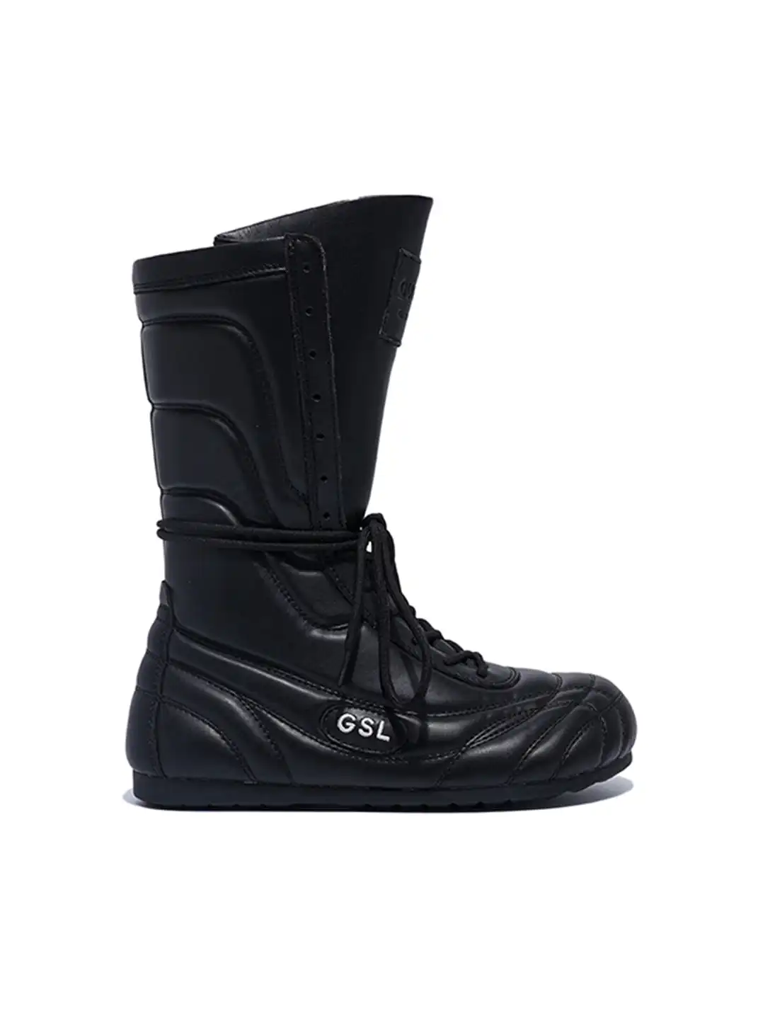GSL | Retro Lace-Up Mid-calf Boots