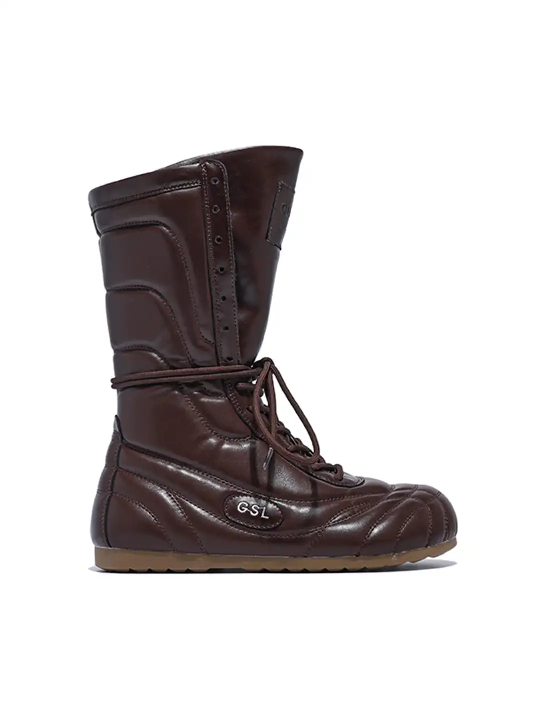 GSL | Retro Lace-Up Mid-calf Boots