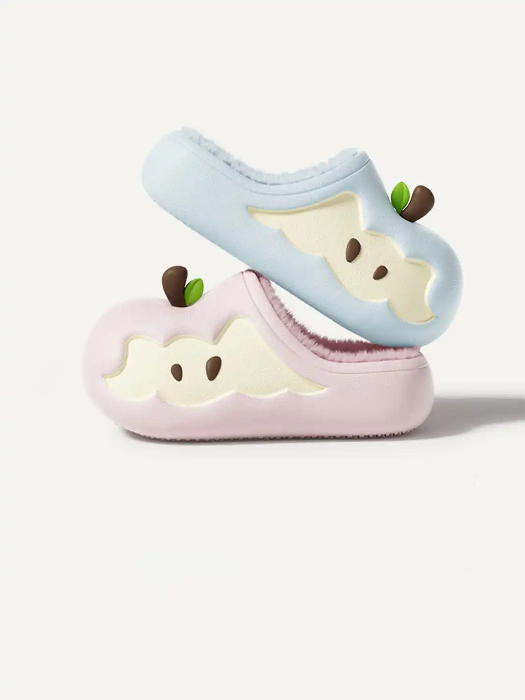 Chedoir | Apple Cloud Waterproof Plush Slippers