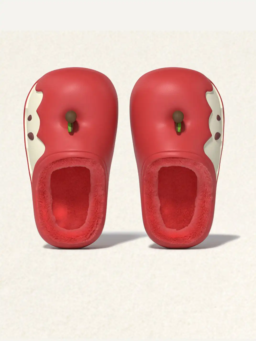 Chedoir | Apple Cloud Waterproof Plush Slippers