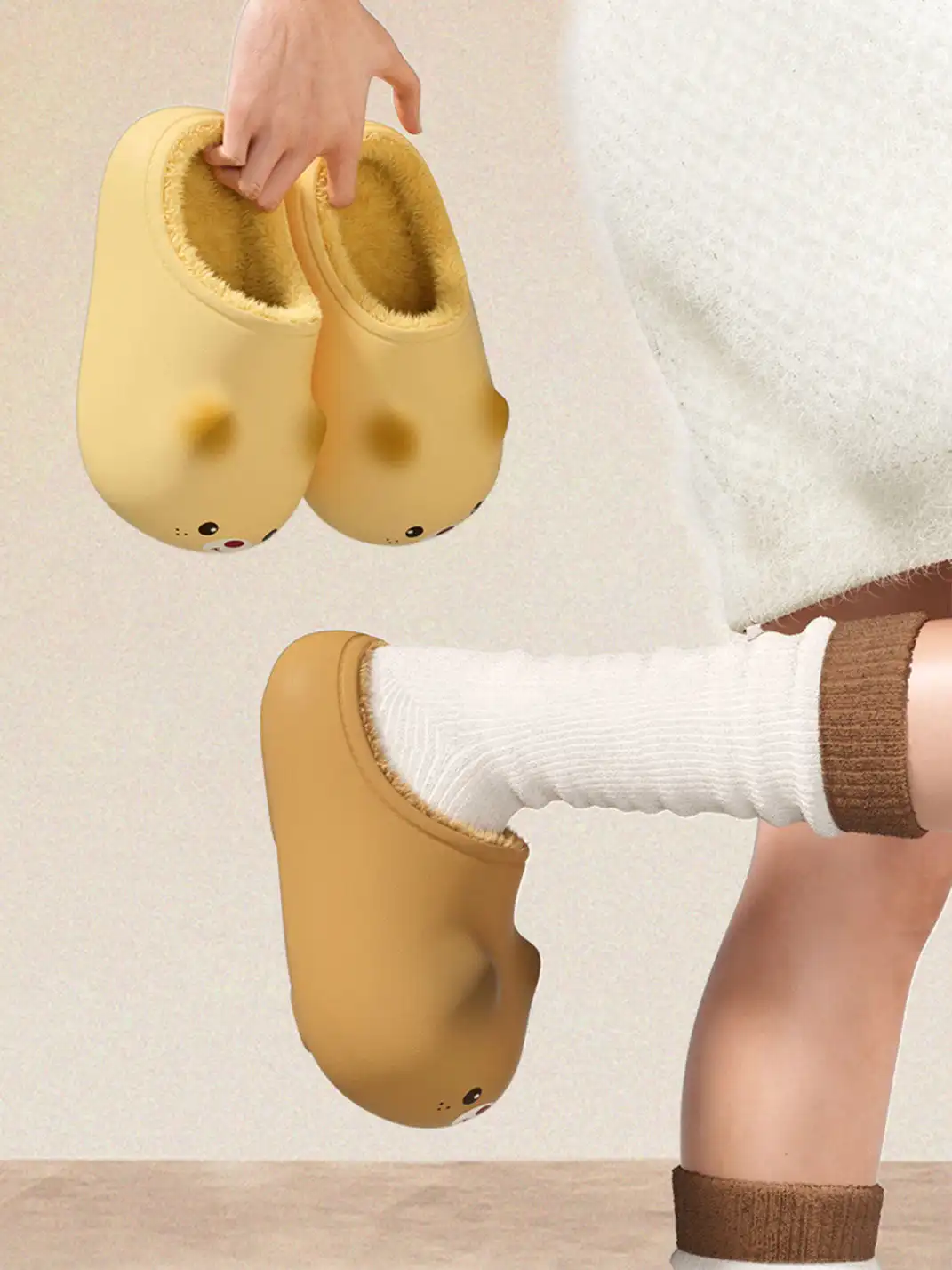 Chedoir | Bear Face EVA Slippers