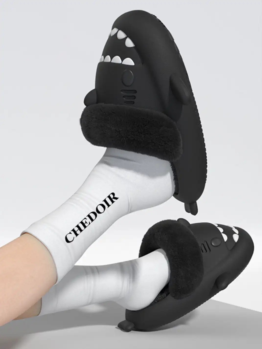 Chedoir | Shark Slippers with Detachable Lining