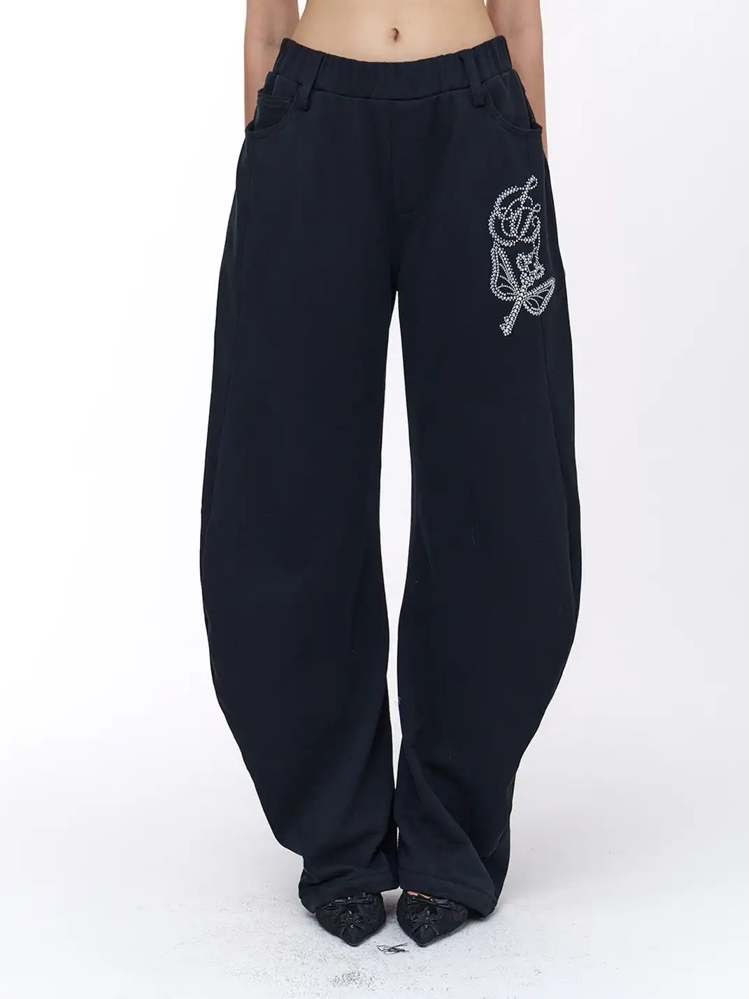FayChui | Rhinestone Hoodie & Pants Set