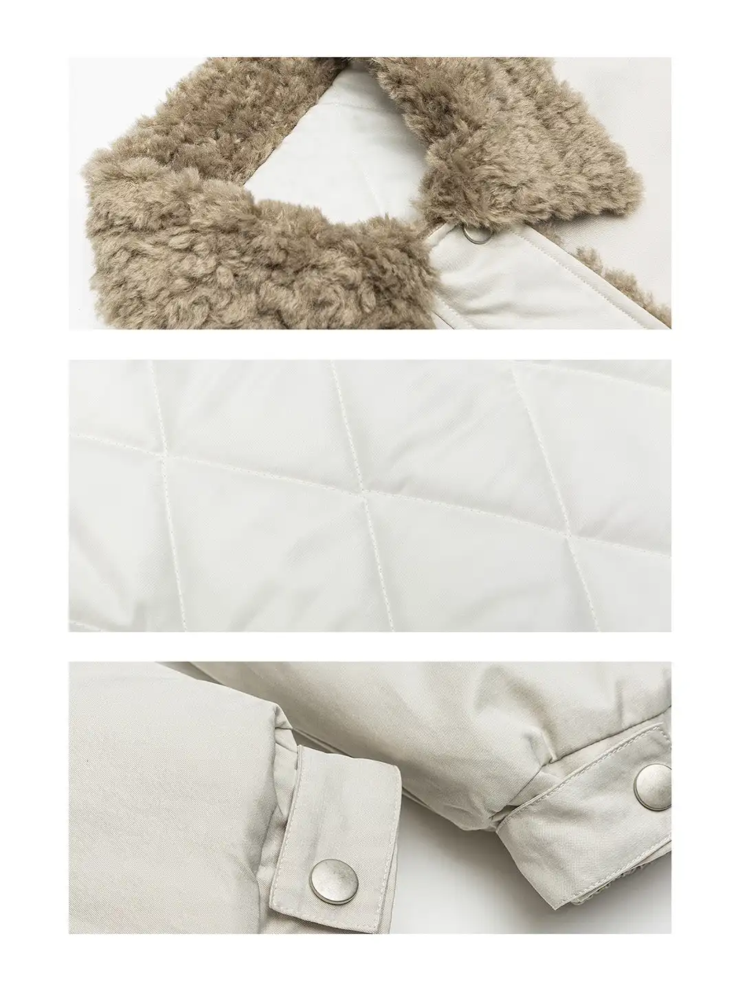 FLYOFF | Faux Fur Collar Bomber Jacket