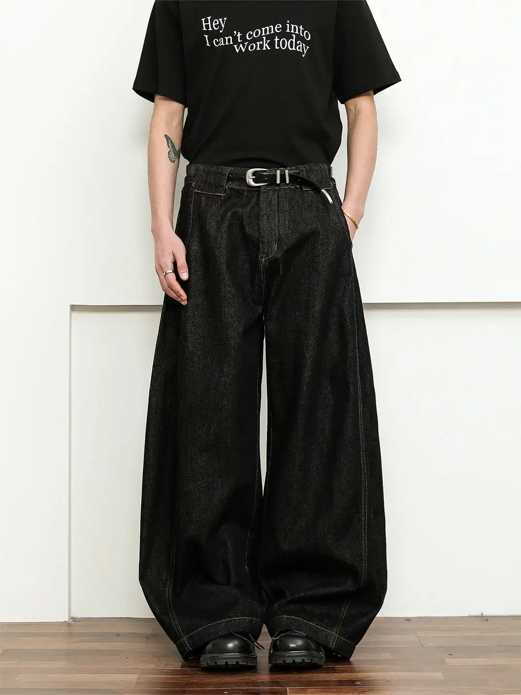 FLYOFF | Vintage Wide-Leg Denim Baggy Pants