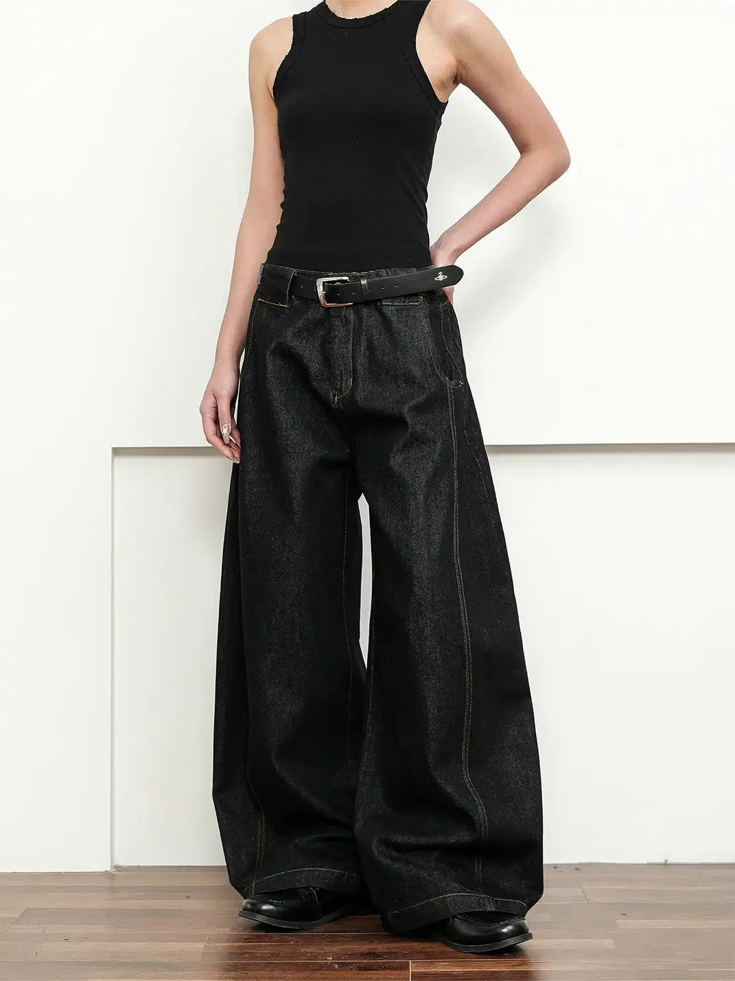 FLYOFF | Vintage Wide-Leg Denim Baggy Pants
