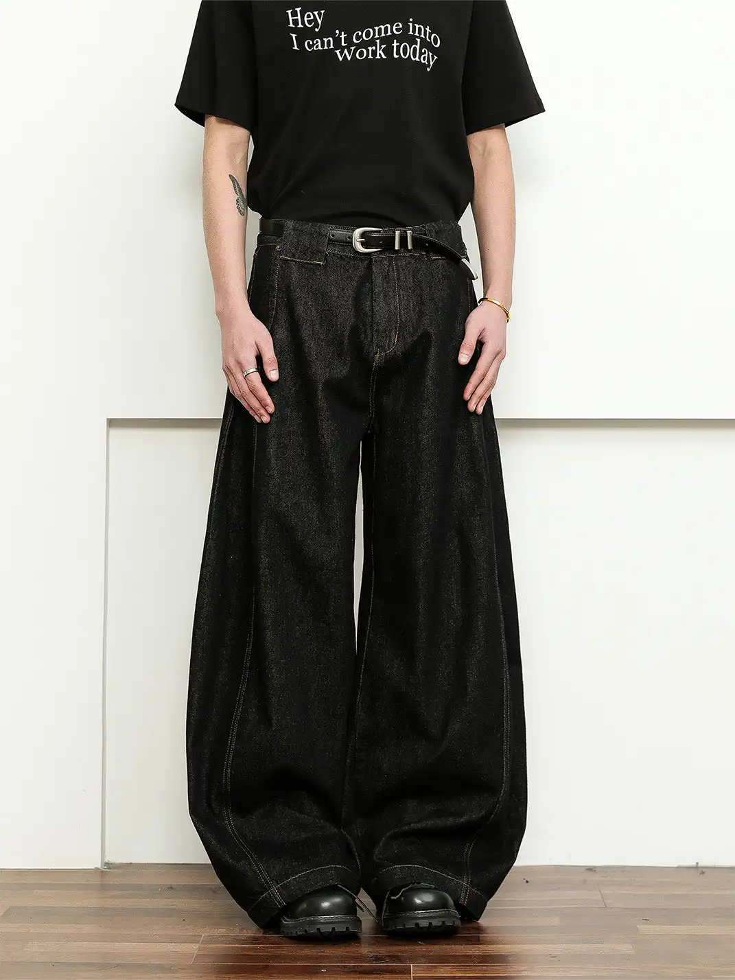 FLYOFF | Vintage Wide-Leg Denim Baggy Pants