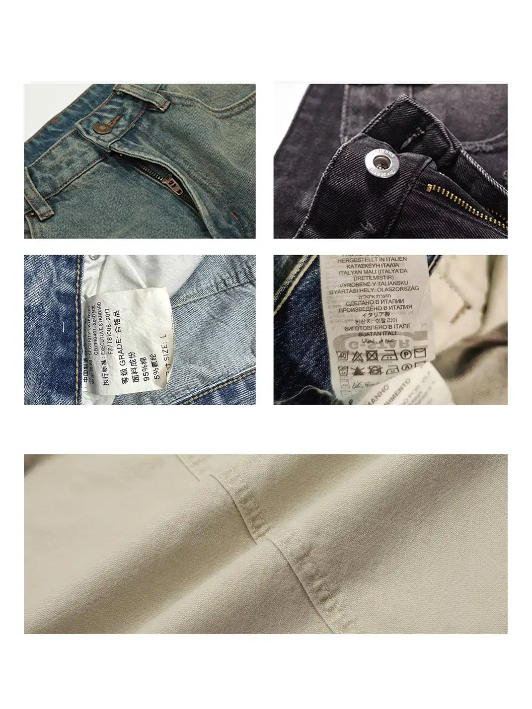 FLYOFF | Vintage Cargo Wide-Leg Pants with Pockets