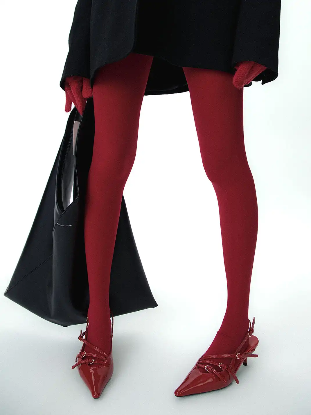 SS2L | Matte Velvet Christmas Tights