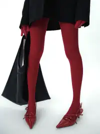 SS2L | Matte Velvet Christmas Tights