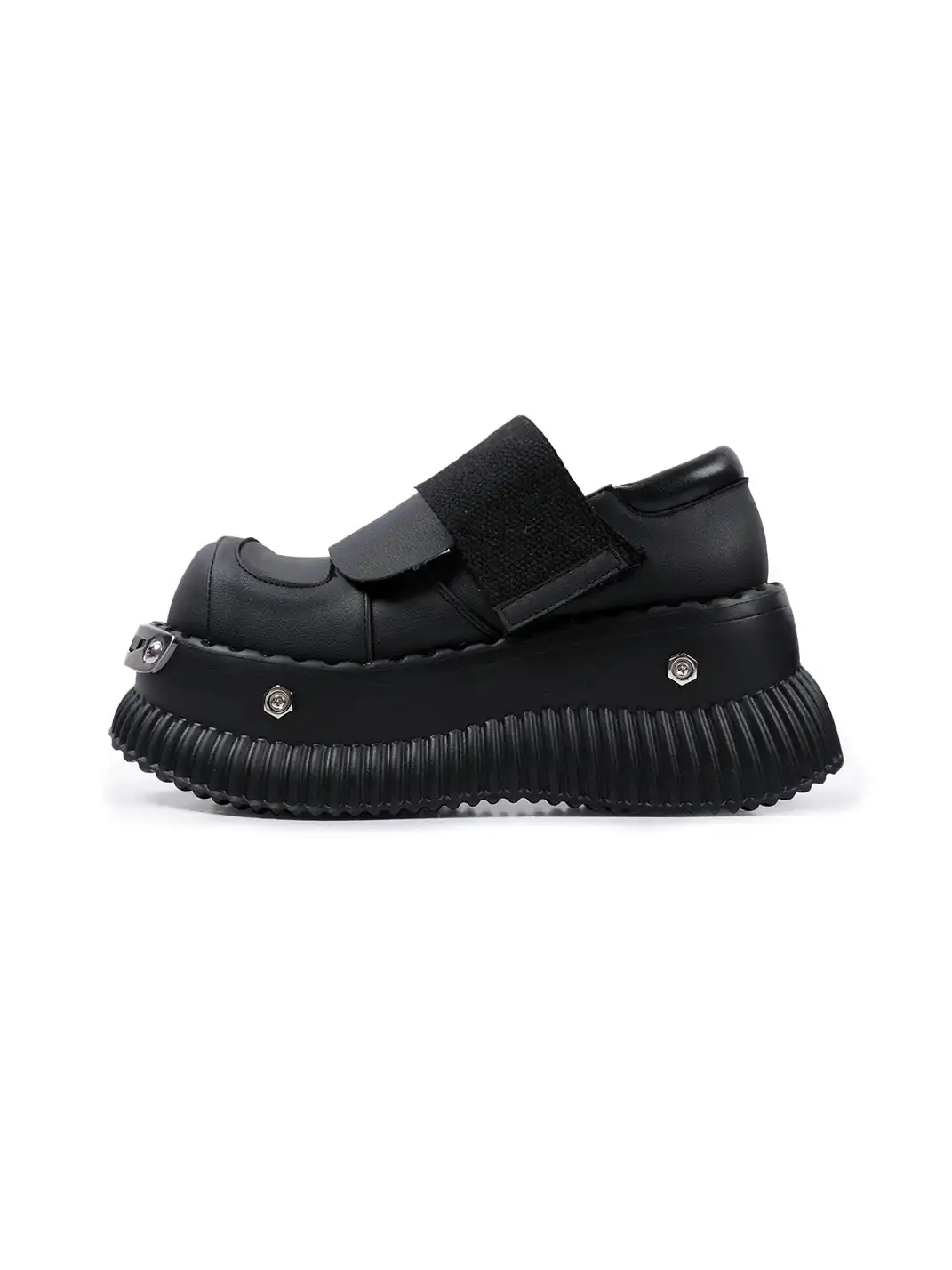 PINJIAHUI | Y2K Punk Platform Sneakers with Metal Detail