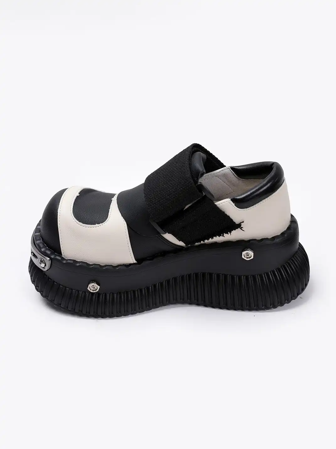 PINJIAHUI | Y2K Punk Platform Sneakers with Metal Detail