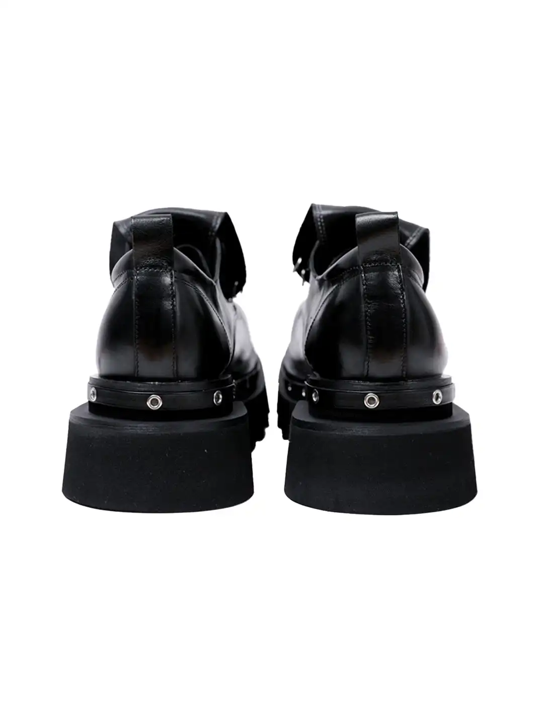 PINJIAHUI | Vintage Platform Leather Derby Shoes