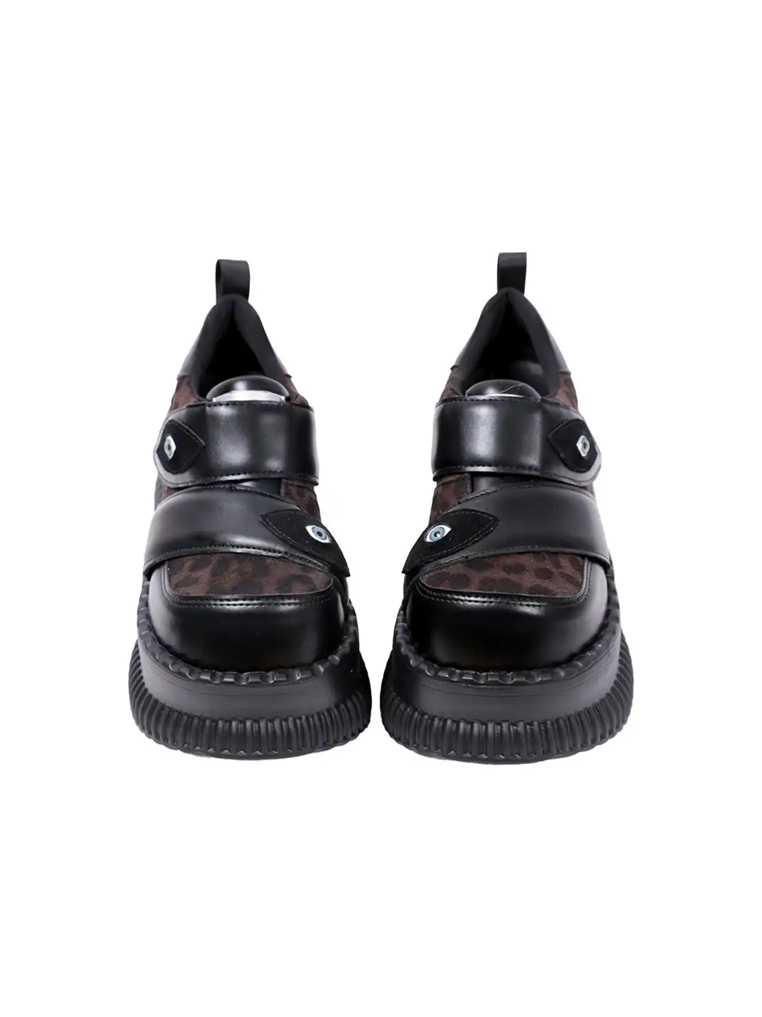PINJIAHUI | Dark Aesthetic Platform Sneakers with Eye Detail