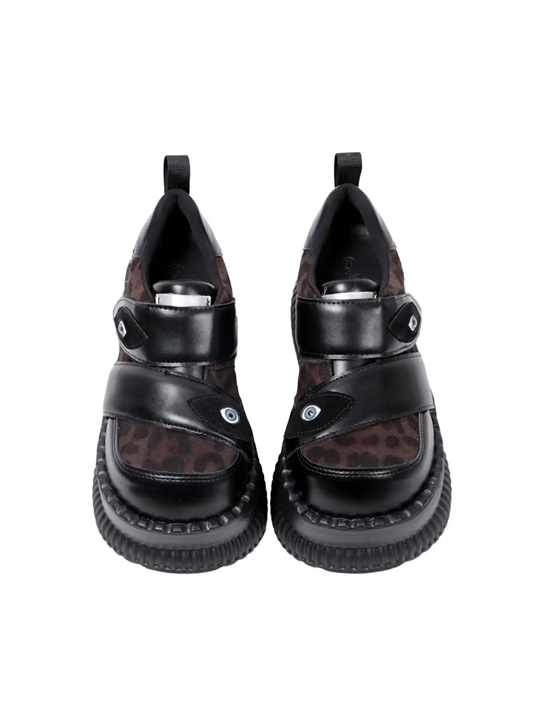PINJIAHUI | Dark Aesthetic Platform Sneakers with Eye Detail