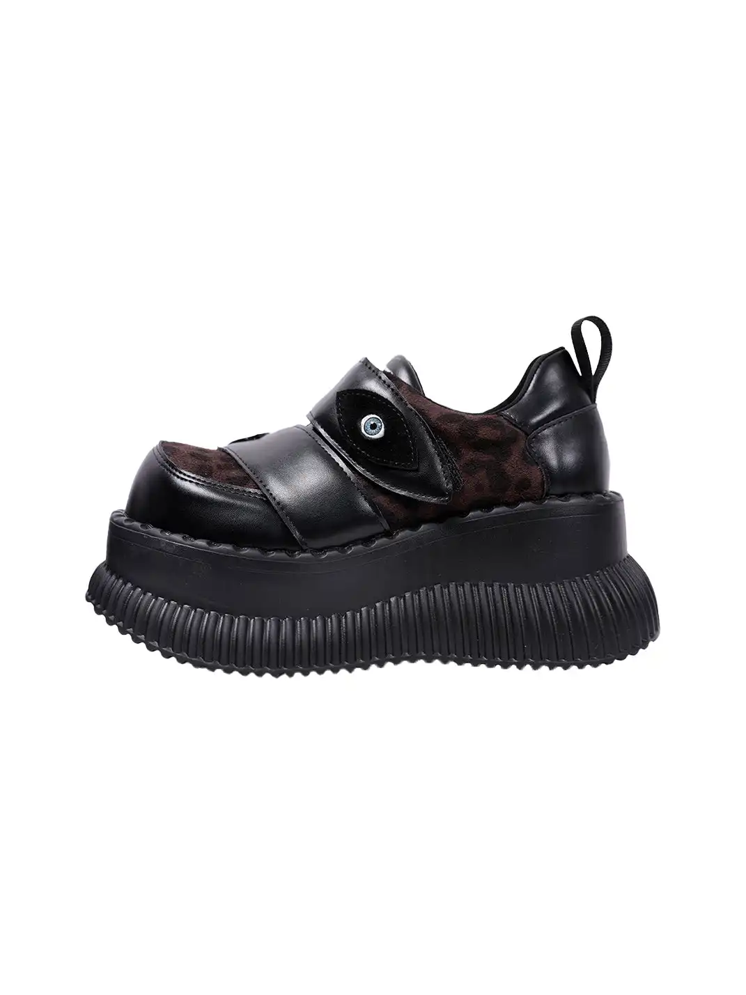 PINJIAHUI | Dark Aesthetic Platform Sneakers with Eye Detail