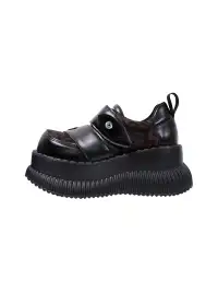 PINJIAHUI | Dark Aesthetic Platform Sneakers with Eye Detail