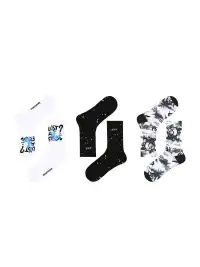Renaissance丨3-Pack Men’s Print Breathable Socks