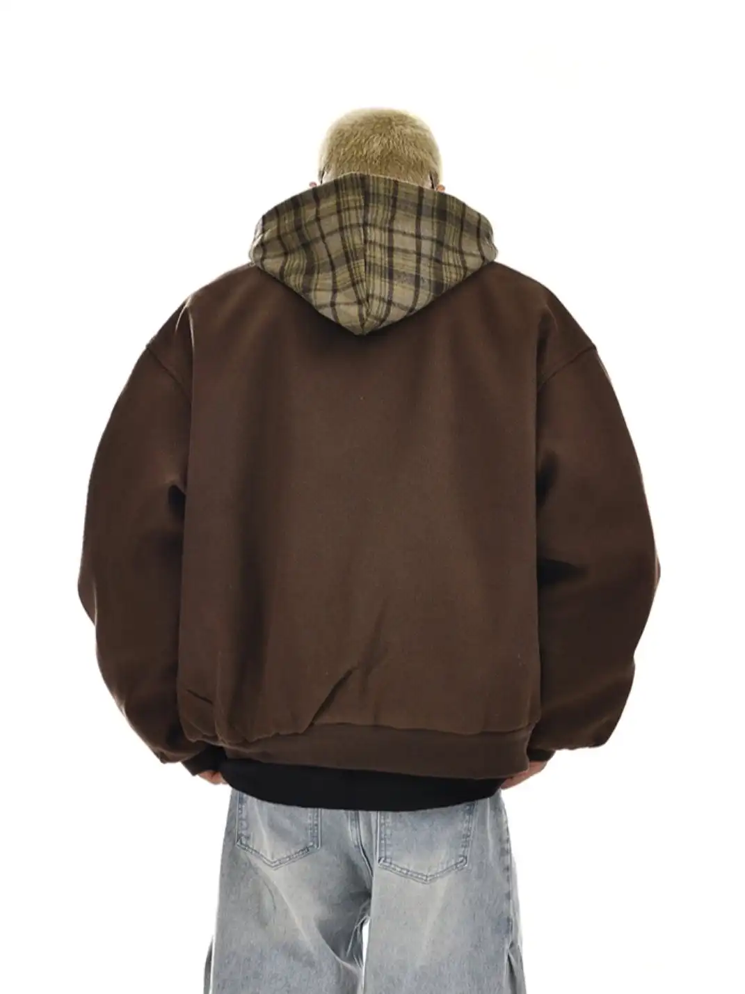 MEBXX | Vintage Hooded Zip-Up Cotton Jacket
