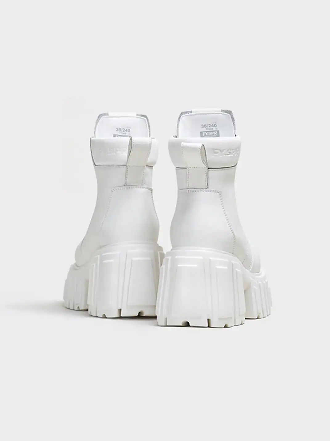 FYSPR丨“A Night Out" Platform Boots With Removable Shaft - White