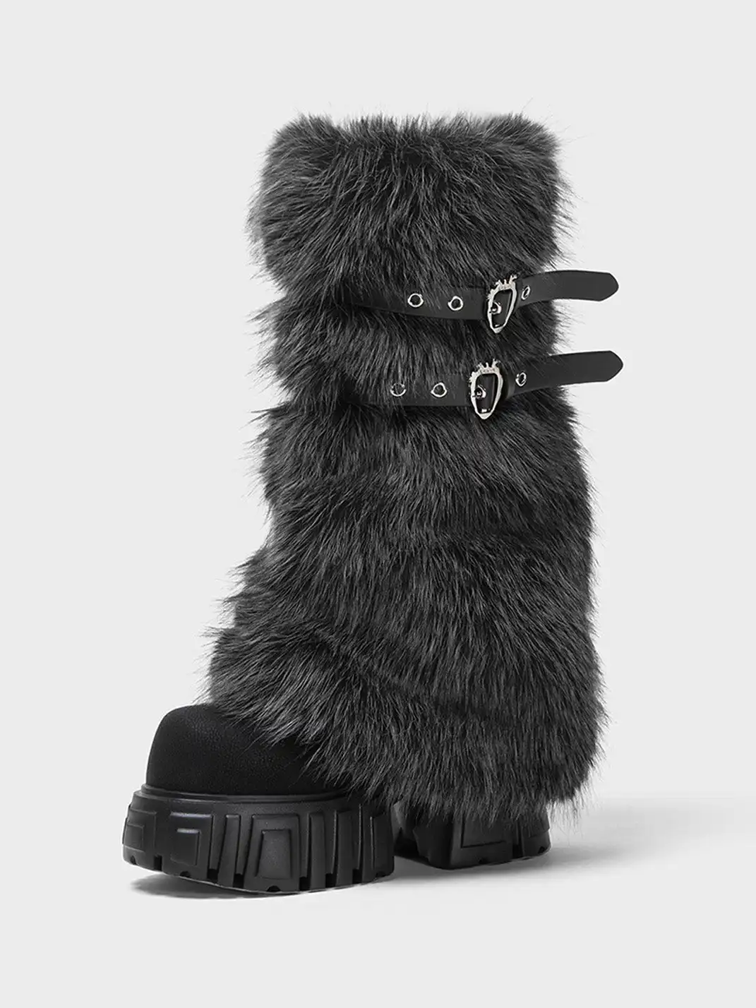 FYSPR丨Removable Fur Shaft Platform Boots