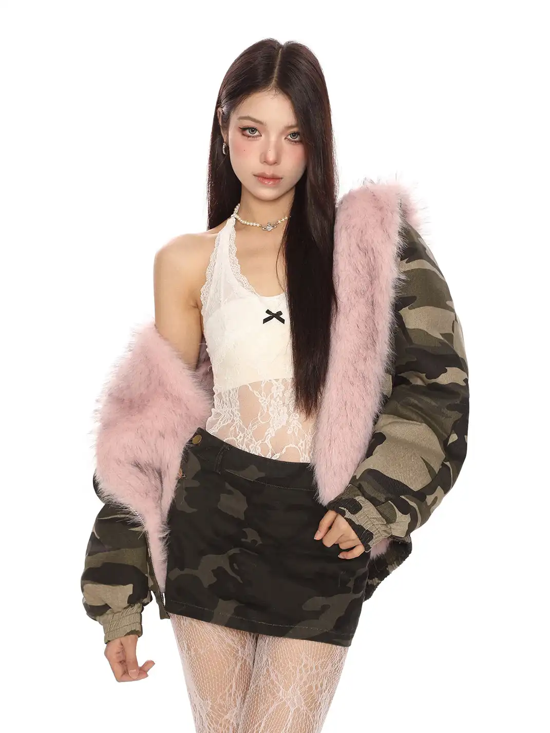 BIGGOLD | Reversible Fur Hooded Puffer Jacket