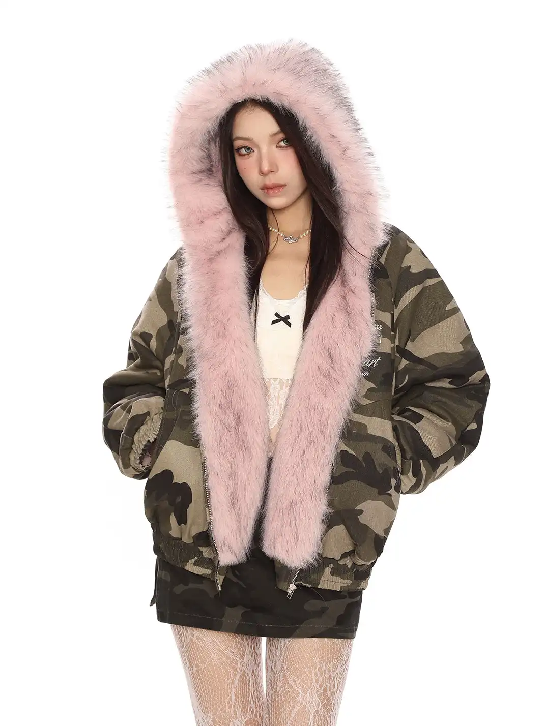 BIGGOLD | Reversible Fur Hooded Puffer Jacket