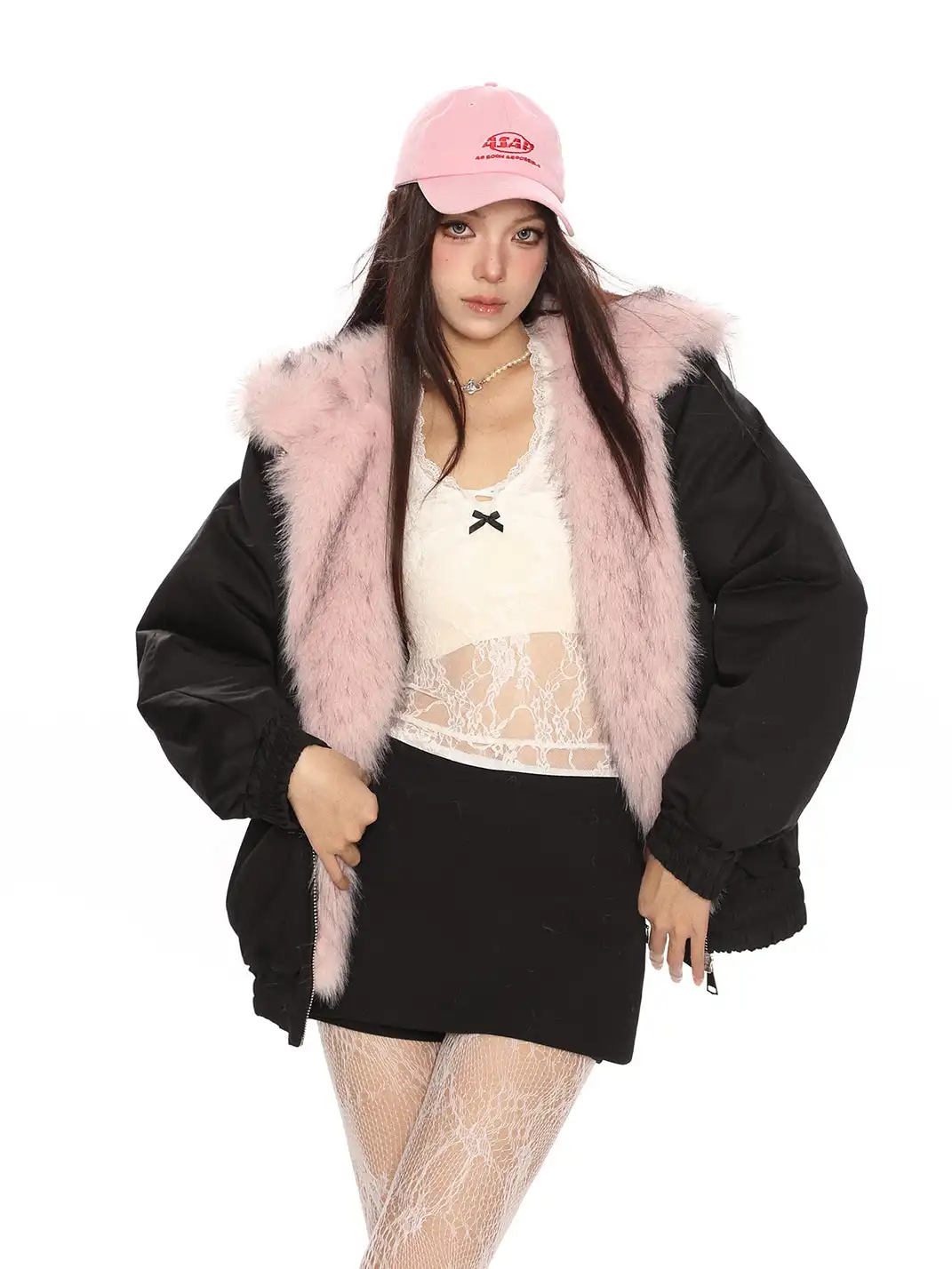 BIGGOLD | Reversible Fur Hooded Puffer Jacket
