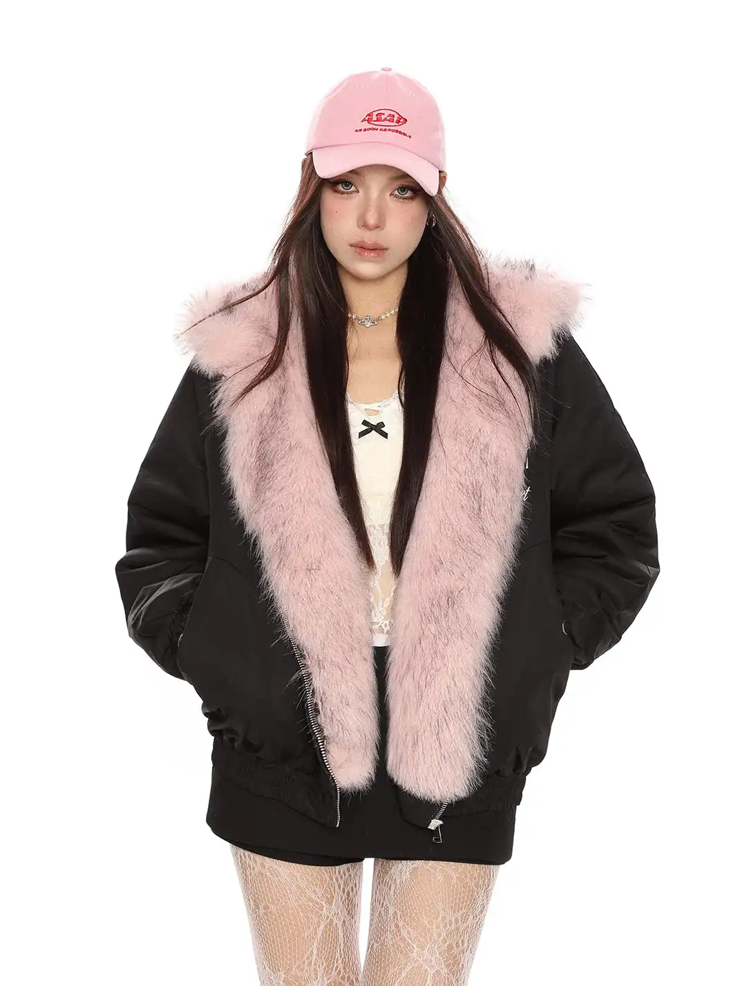 BIGGOLD | Reversible Fur Hooded Puffer Jacket